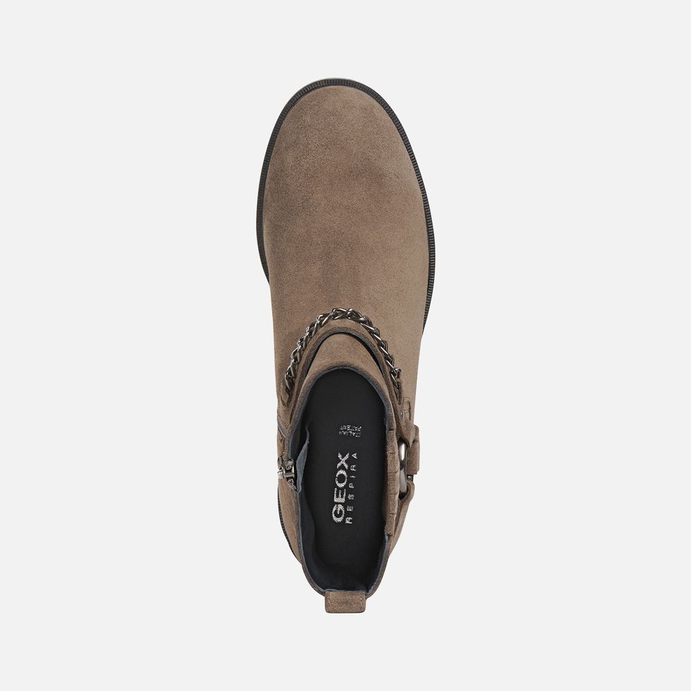 Geox Bayan Ankle Bot Koyu Bej Rengi - Catria - WZT-942573